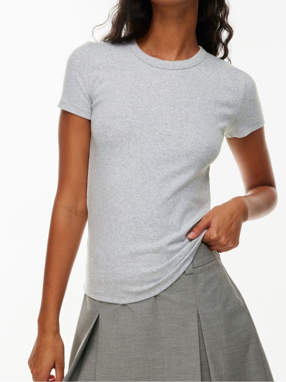 ARITZIA Sunday Best BestHug™ Little Ribbed Hip T-Shirt